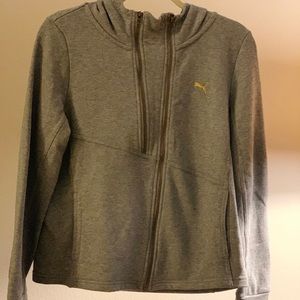 Puma jersey hooded jacket